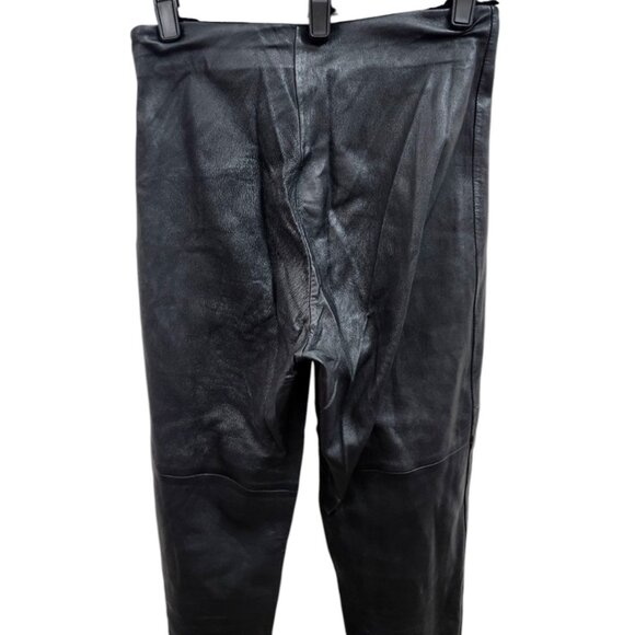 Maison Martin Margiela x H&M BLACK LEATHER LEGGINGS PANTS Size XS - Picture 9 of 16
